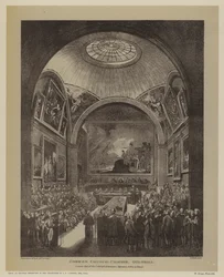 Common Council Chamber, Guildhall, City of London, 1808